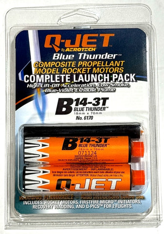 Quest Q-Jet™ B14-3T Blue Thunder Complete 2-Motor Launch Pack - Q6170